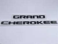 Эмблема надпись GRAND CHEROKEE WK2 (Гранд Чероки ВК2) на Jeep (Черный мат) (68110321AC 68110321AB)