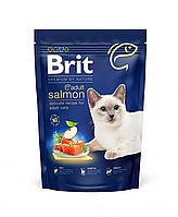 Сухой корм Брит Brit Premium by Nature Cat Adult Salmon с лососем для кошек, 800 г