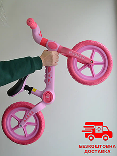 Велобіг Corso нейлонова рама колеса Eva, Pink CS-12366