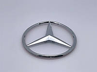 Эмблема шильдик на багажник E-Klasse Mercedes-Benz (Мерседес) 89мм (A2128170016) (Хром)