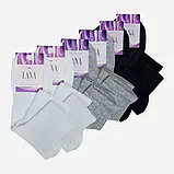 Набір шкарпеток жіночих Лана Теніс середня довжина 36-40 6 пар Асорті, фото 2