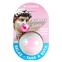 Бомбочка для ванны Mr Scrubber Bubble Gum с ароматом бабл гам 200 гр