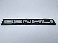 Эмблема шильдик логотип надпись Denali крышки багажника и дверей GMC. 265*25мм (Хром)