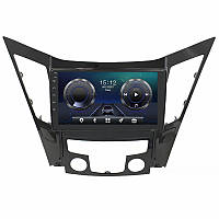 Штатная магнитола Lesko для Hyundai Sonata VI YF 2009-2014 экран 9 4/64Gb 4G Wi-Fi GPS Top YTR