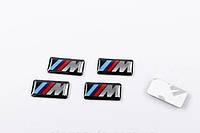 Эмблема шильдик логотип надпись на руль и диски BMW M. (7x16mm)