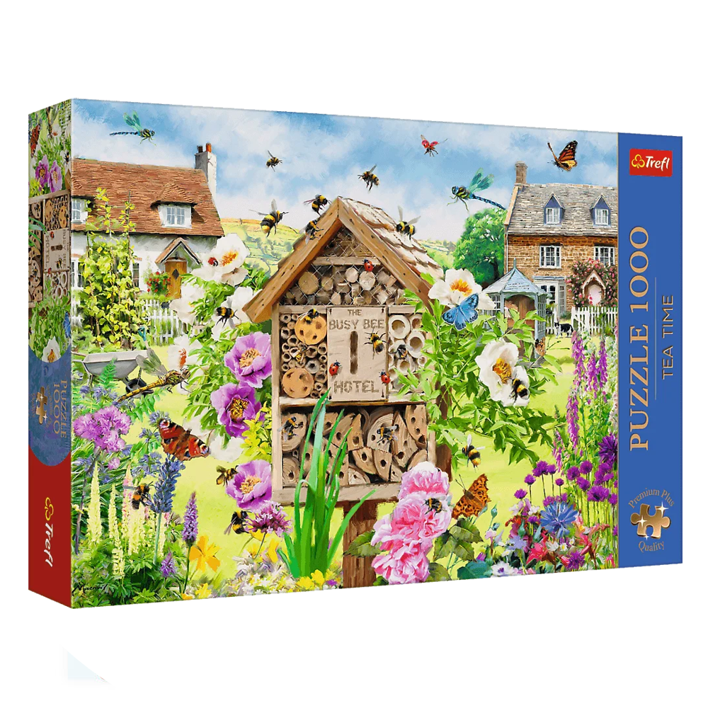 Пазл "Час чаювання: Будиночок для бджіл" 1000 елементів Trefl Premium Plus Quality (5900511108095), фото 1
