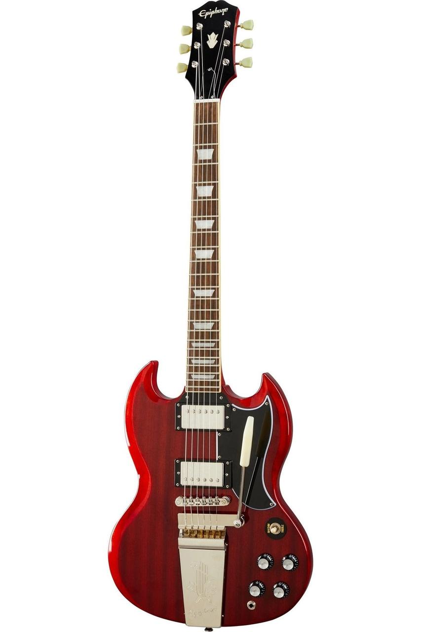 Електрогітара Epiphone Crestwood Custom Tremotone Cherry, фото 1