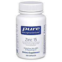 Цинк Pure Encapsulations (Zinc) 15 мг 180 капсул