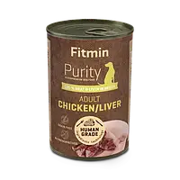 Влажный корм для собак Fitmin Purity курица с печенью 400г