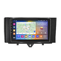 Штатная магнитола Lesko для Smart Fortwo II 2007-2015 экран 9 2/32Gb CarPlay 4G Wi-Fi GPS Prime YTR