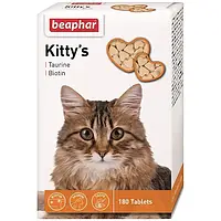 Витамины с биотином и таурином для кошек Beaphar Kitty's Taurin and Biotin 180 табл