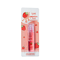 Бальзам для губ увлажняющий Tuz Lip Oil прозрачный, Strawberry