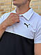 Чоловіча футболка поло пума Puma чорно-біла, фото 2