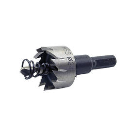 Фреза корончатая по металу Ø 24 мм HSS Pro (P6M5)