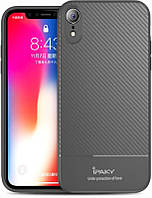 Чехол-накладка Ipaky Carbon Fiber Series/Soft TPU Case iPhone XR Gray