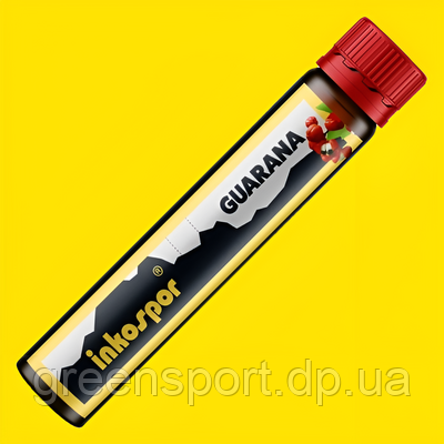 Inkospor Guarana 20х25 мл, предтренировочные комплексы, экстракт гуараны, кофеин, витамины, магний - фото 2 - id-p1914730613