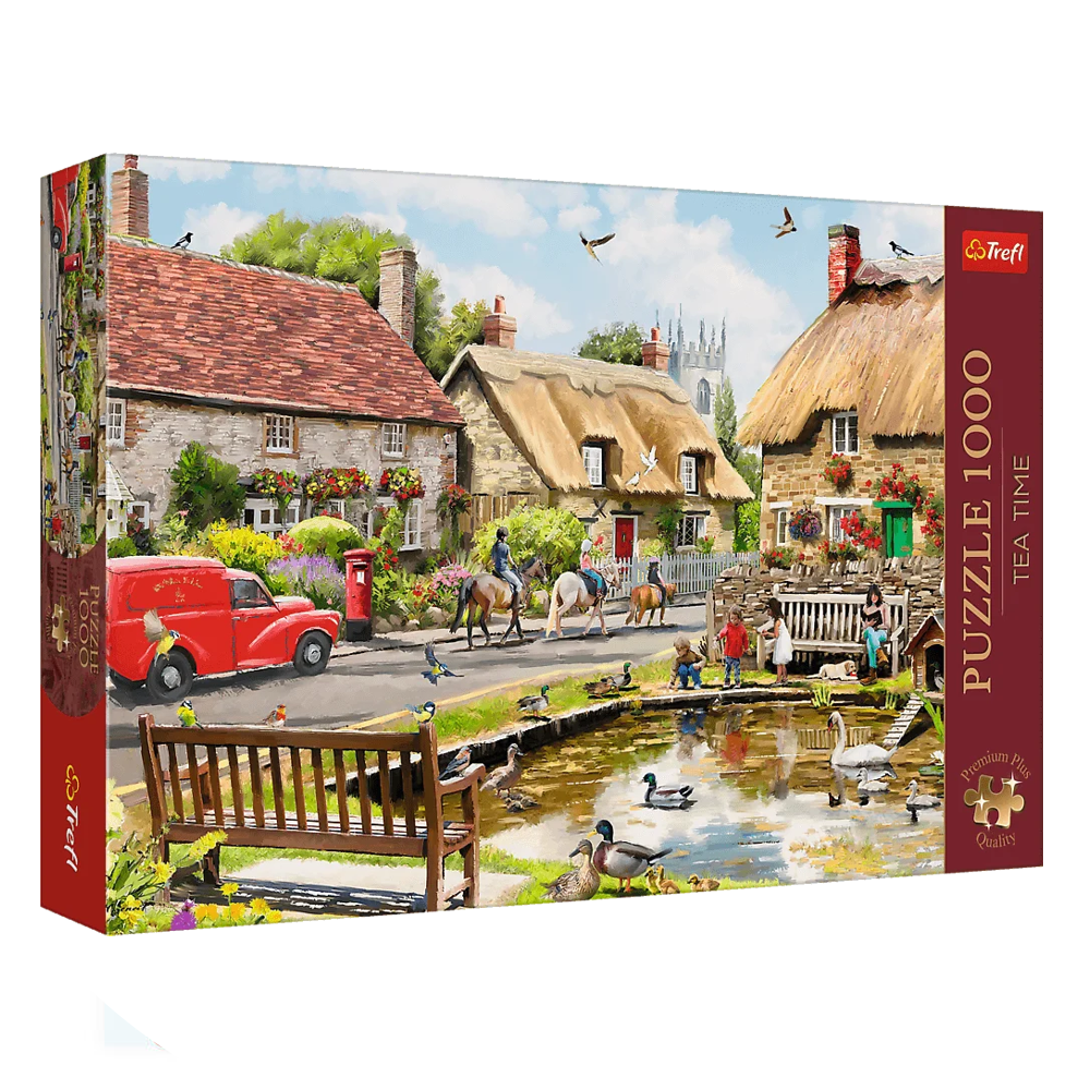 Пазл "Час чаювання: Літо у місті" 1000 елементів Trefl Premium Plus Quality (5900511108088), фото 1