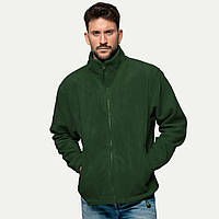 Флисовая кофта JHK POLAR FLEECE MAN, размер M, темно-зеленый мужской батник, без капюшона