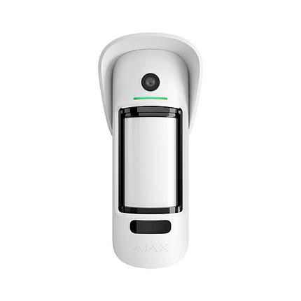 Бездротовий вуличний датчик руху Ajax MotionCam Outdoor (PhOD) з підтримкою фотоверифікації тривог, функцій, фото 1