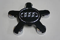 Колпачок на литые диски Audi черный матовый (1 шт) 4F0601165N