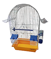 Клетка Ретро 280х180х450 мм (краска) для птиц Лори цвета в ассортименте