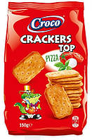 Крекер со вкусом пиццы CRACKERS TOP CROCO 150 г DL, код: 8019098
