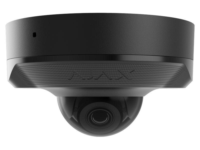 Відеокамера Ajax DomeCam Mini чорна (5 Мп/2.8мм) камера відеоспостереження Аякс