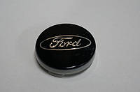 Колпачок на литые диски Ford / черный 50x54 mm (1 шт) 6M211003AA bl , 6M211003BA