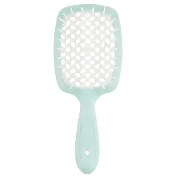 Щітка для волосся Janeke Superbrush With Soft Moulded Tiffani Tips, бірюза з білим (93SP226TSE)