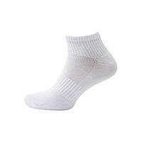 Белые летние мужские спортивные носки с усиленной пяткой 42-44