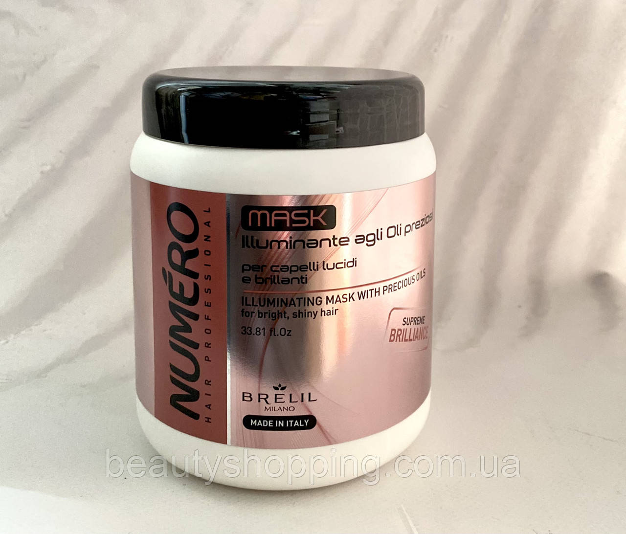 Маска для волосся Brelil Numero з цінними оліями 1 л