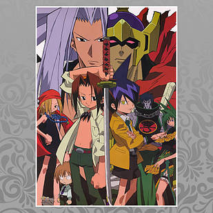 Плакат А4 Аніме Shaman King / Король Шаман 002