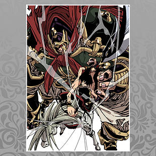 Плакат А3 Аніме Shaman King / Король Шаман 010