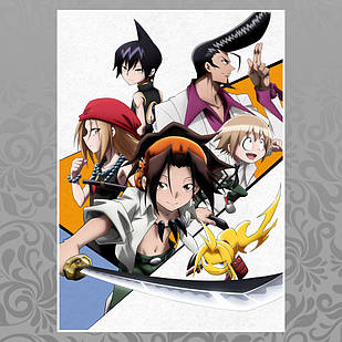 Плакат А3 Аніме Shaman King / Король Шаман 018