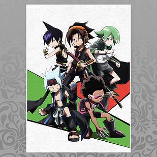 Плакат А3 Аніме Shaman King / Король Шаман 019