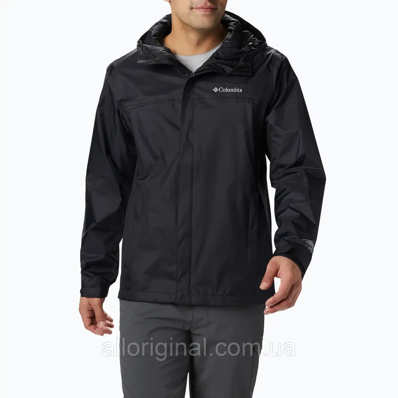 AllOriginal com ua Куртка дощовик чоловіча Columbia Watertight II black РОЗМІРИ ЗАПИТУЙТЕ