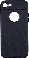 Чохол-накладка Ipaky TPU Litchi Stria Series Case Apple iPhone 7/8 Blue