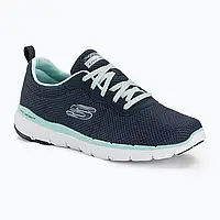 Urbanshop com ua Кросівки тренувальні жіночі SKECHERS Flex Appeal 3.0 First Insight navy/aqua РОЗМІРИ