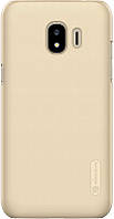 Чехол-накладка Nillkin Super Frosted Shield Samsung Galaxy J2 2018 J250 Gold