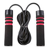 Скакалка з обтяжувачами в ручках та підшипниками Jump Rope WGY-88, фото 2