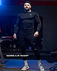 Чоловічий компресійний одяг Under Armour 4в1: Рашгард, Легінси, Шорти, Футболка. Термо костюм, фото 9