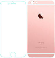 Защитное стекло TOTO Metal Tempered Glass 0.2 mm front and back iPhone 6/6s Rose Gold