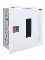 Шафа пожежна LEVMETAL ШП-ВС 60/60 (RAL 9003) (вбудована, із задньою стінкою, біла, 600х600х230 мм)