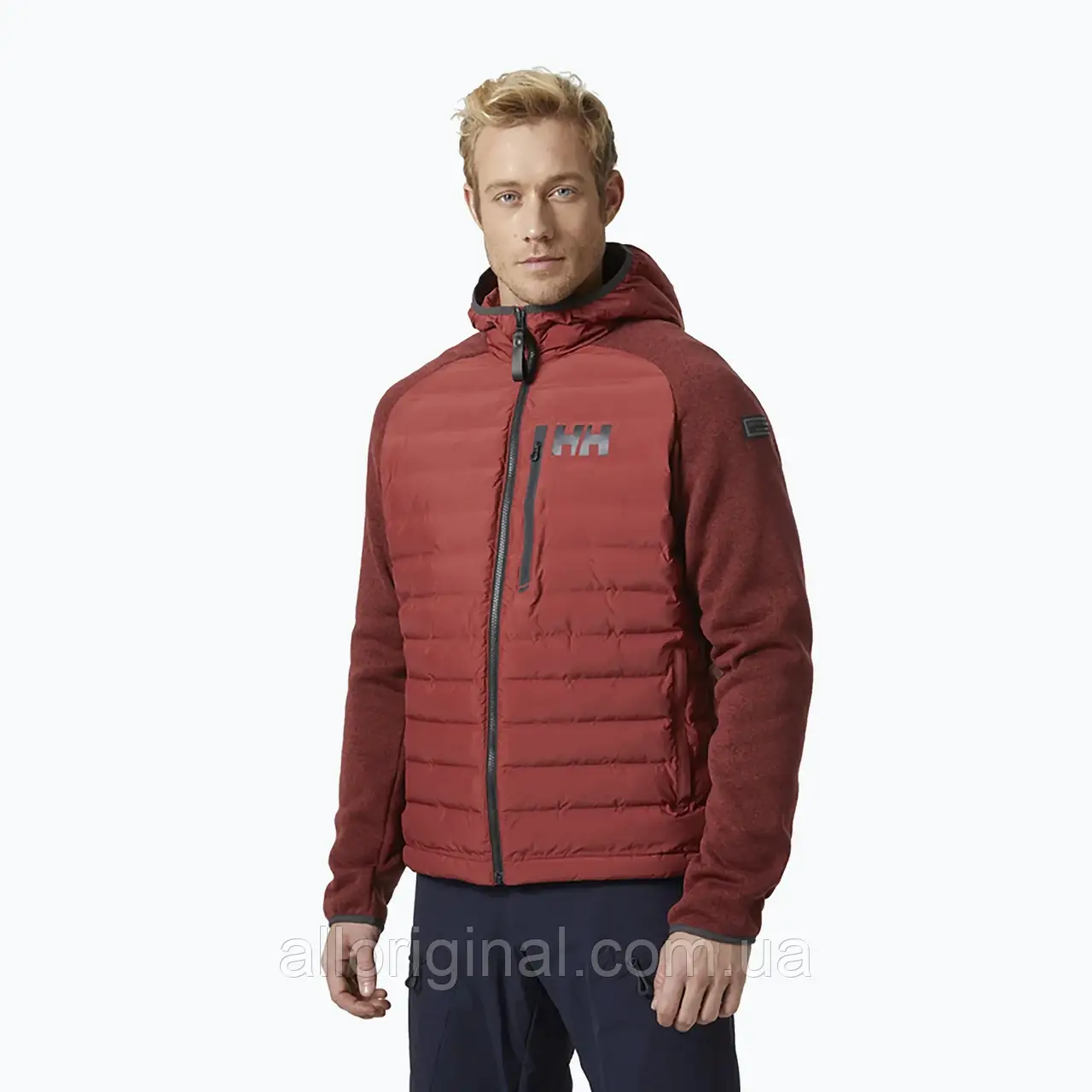 AllOriginal com ua Куртка для вітрильного спорту чоловіча Helly Hansen Arctic Ocean Hybrid Insulator червона