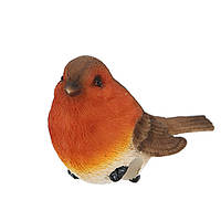 Фігурка на край горщика - птах оранжевий
