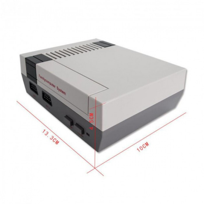 Игровая приставка Mini NES + 620 игр консоль с джойстиками Серая - фото 2 - id-p2169542035