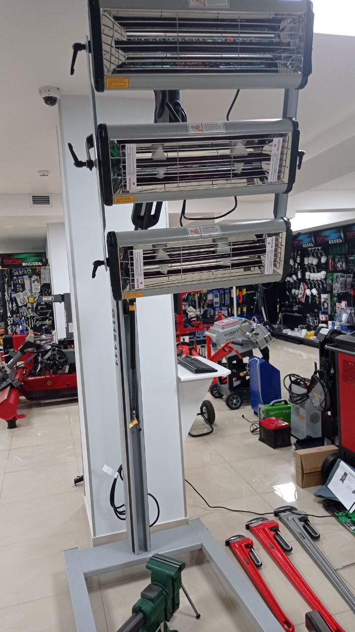 Інфрачервона короткохвильова сушіння (3х1100W,0-99мин, цифровий дисплей) G. I. KRAFT GI15111