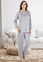 Женский домашний костюм Vienetta exclusive цвет серый размер XL 5290