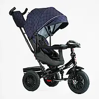 Детский трехколесный велосипед с надувными колесами и поворотным сиденьям BestTrike Perfetto 8066 / 511-36