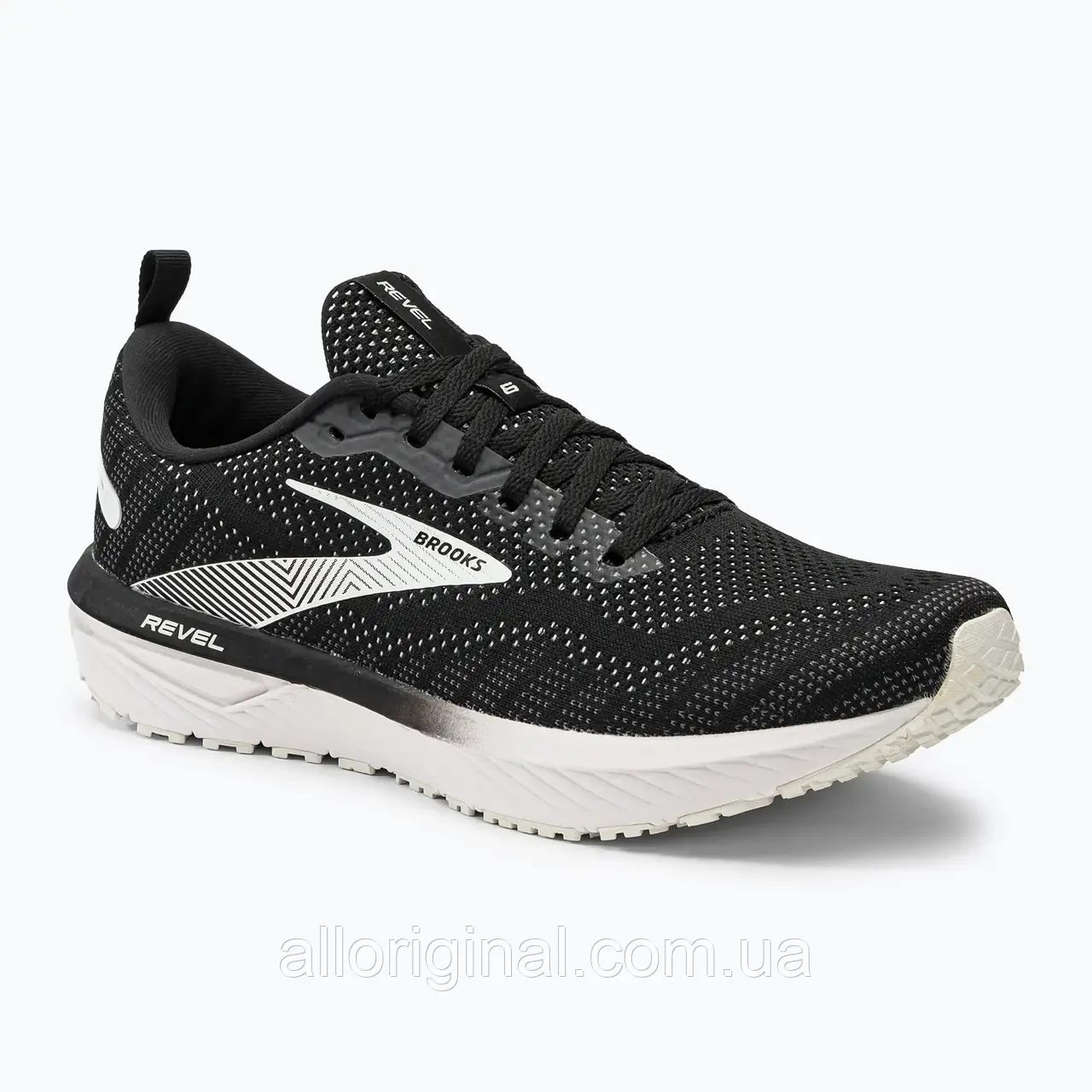 AllOriginal com ua Кросівки для бігу чоловічі Brooks Revel 6 black/blackened pearl/white РОЗМІРИ ЗАПИТУЙТЕ, фото 1